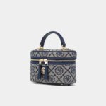 Embroidered star-encrusted handbag.